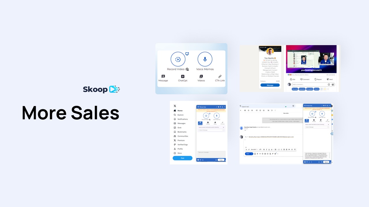 Tăng cường sự tương tác với tiếp thị video được cá nhân hóa, ghi nhớ bằng giọng nói, GIF và các bài đăng trên mạng xã hội do AI tạo ra để thúc đẩy doanh số, tăng cường tương tác với khách hàng và tăng khả năng hiển thị thương hiệu