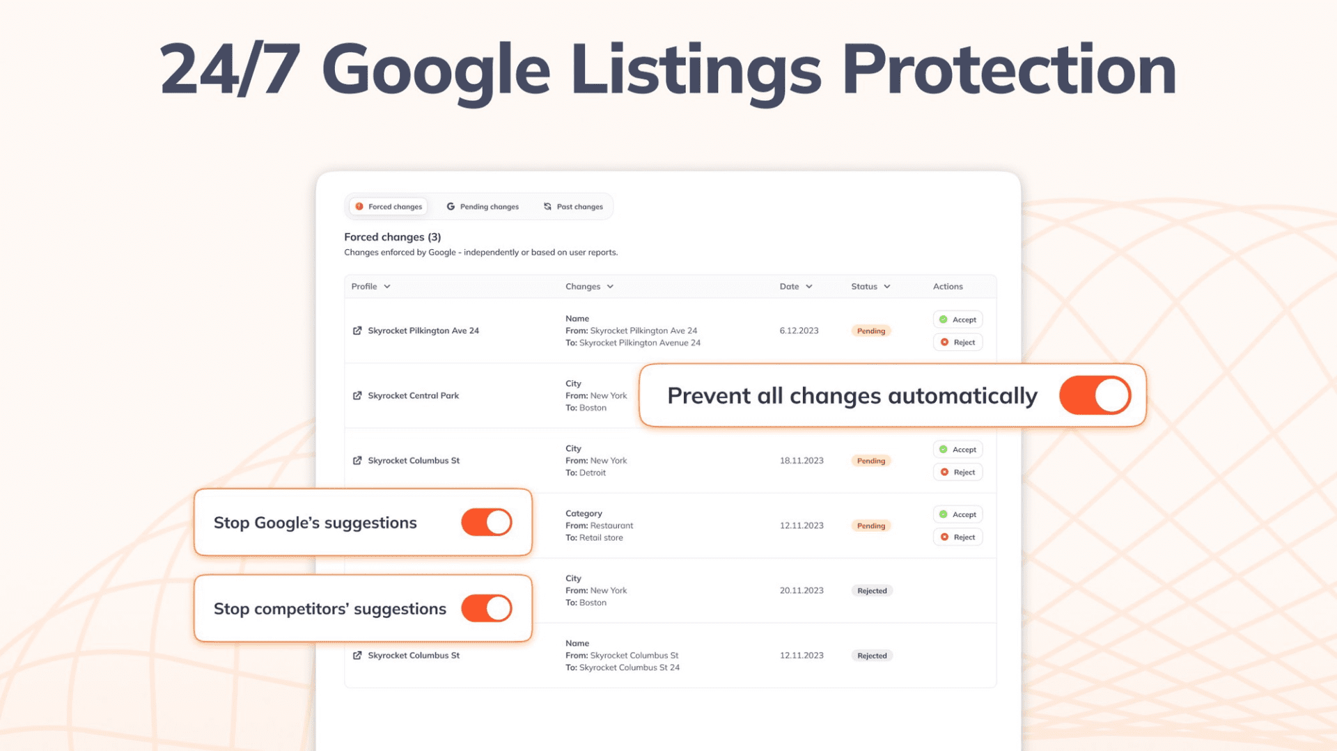 Trình theo dõi xếp hạng SEO địa phương cho Google Maps theo dõi từ khóa, bảo vệ danh sách, lên lịch đăng bài, tăng khả năng hiển thị
