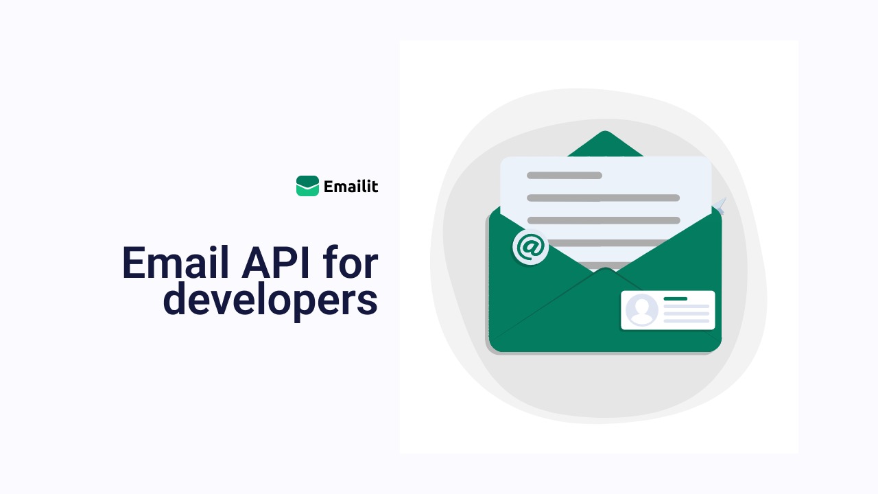 API email giao dịch tập trung vào việc xây dựng ứng dụng của bạn, không phải quy trình đăng ký