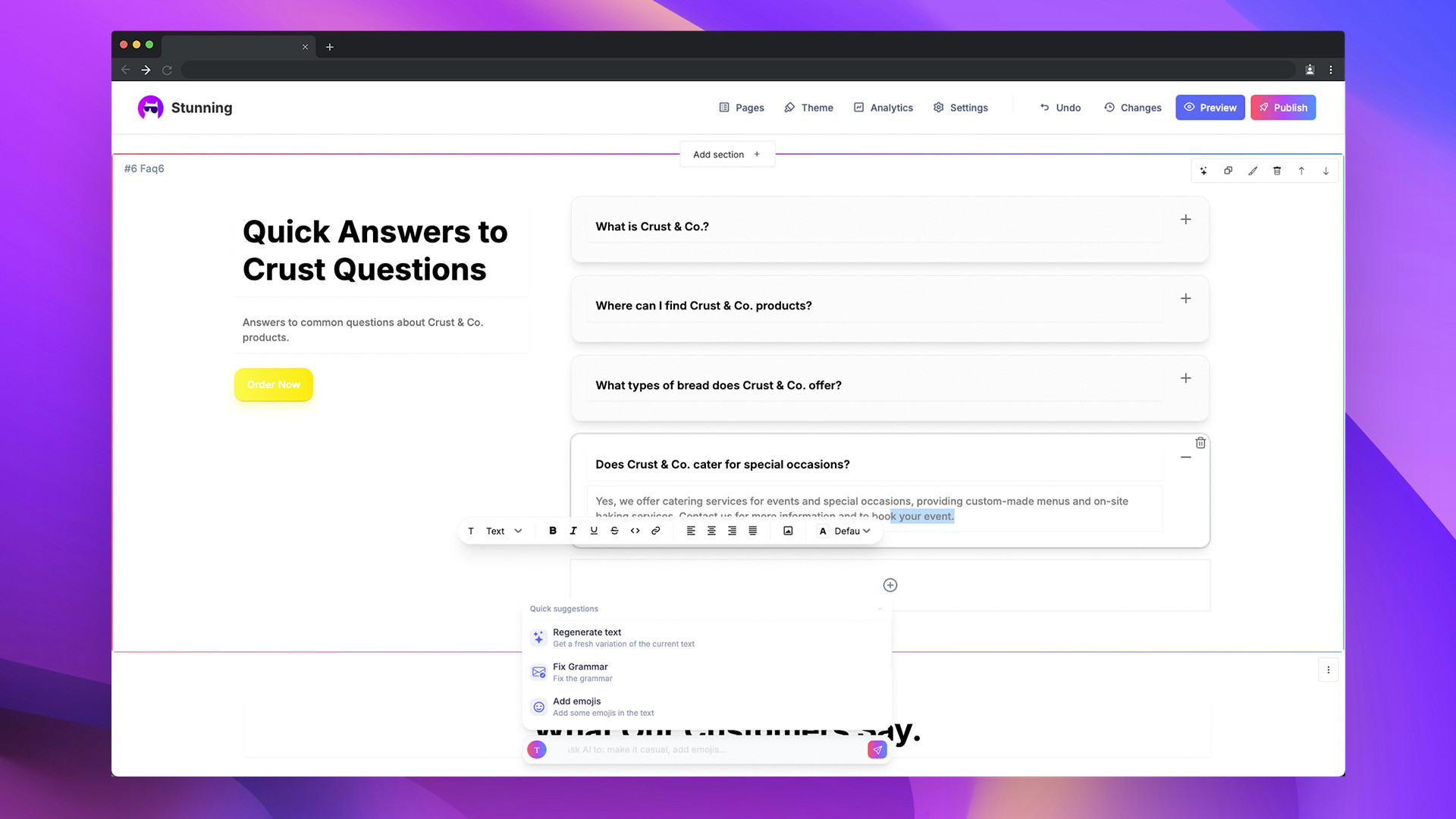 AI đơn giản hóa thiết kế web Xây dựng một trang web tuyệt đẹp mà không cần bất kỳ kỹ năng viết mã nào