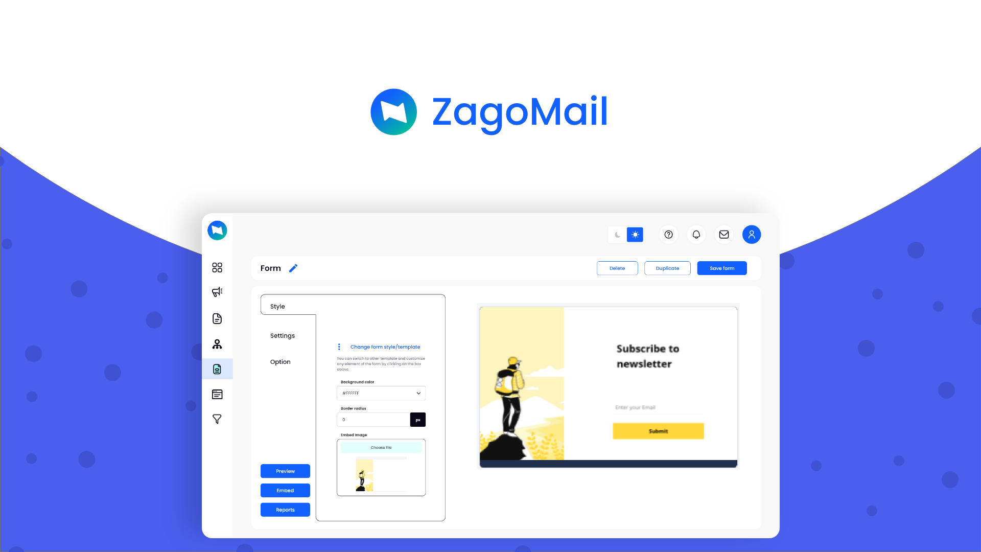 Nền tảng tiếp thị qua email Zagomail không lặp lại để thiết kế email, tự động hóa các chiến dịch và phát triển doanh nghiệp của bạn